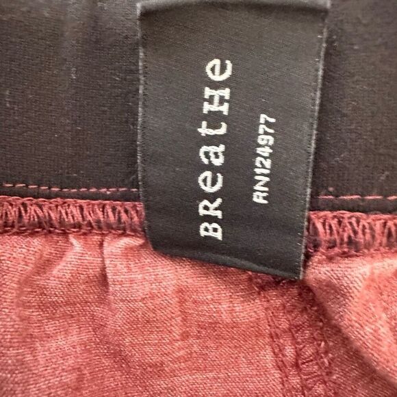 PrAna Breathe Pants Pull On Relaxed Fit Unisex  Gray / Black Outdoor SZ M #2463 - Picture 8 of 10